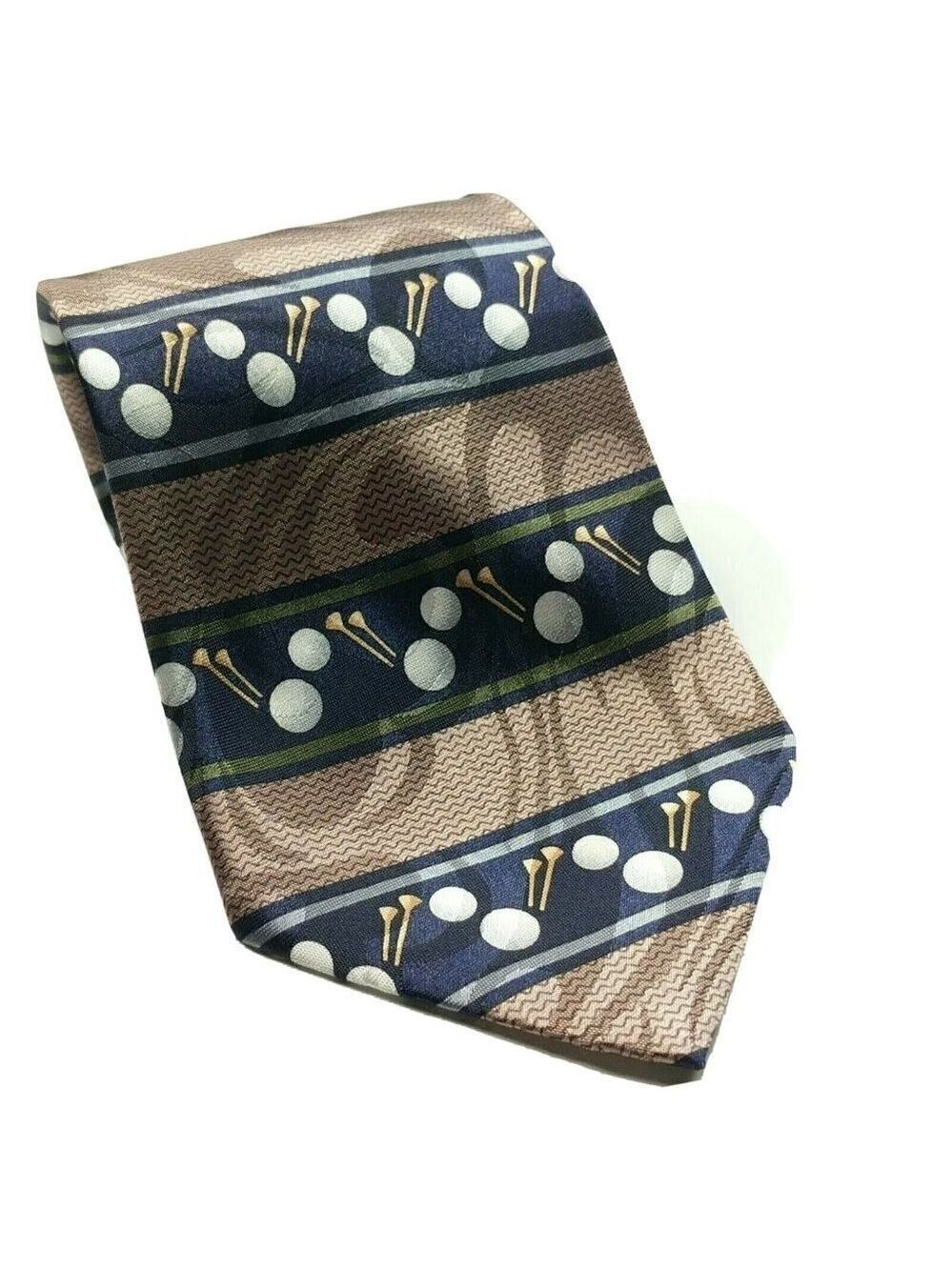Steven Harris Golf Balls Golf Tees Necktie